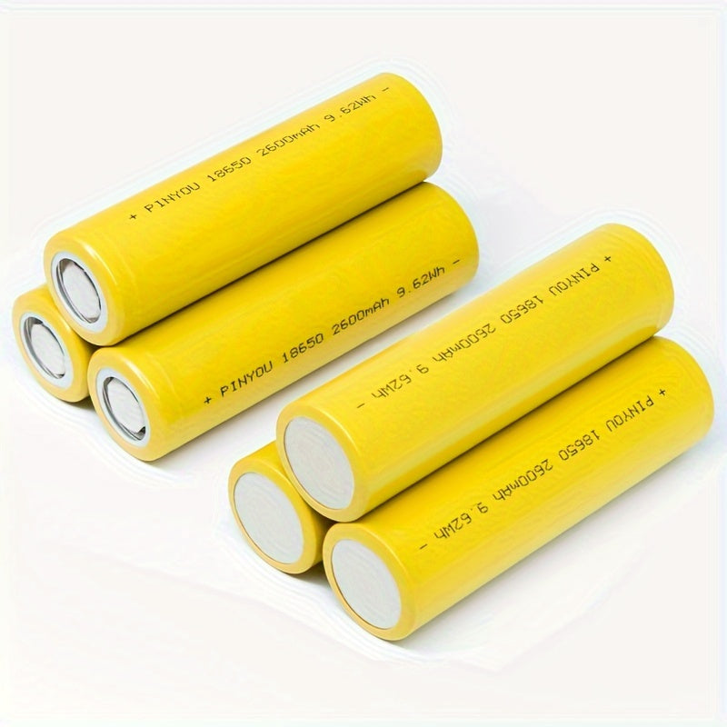 18650 Lithium Batareya 2600mAh 5C chiqarish Qayta tiklanadigan quvvat elementi