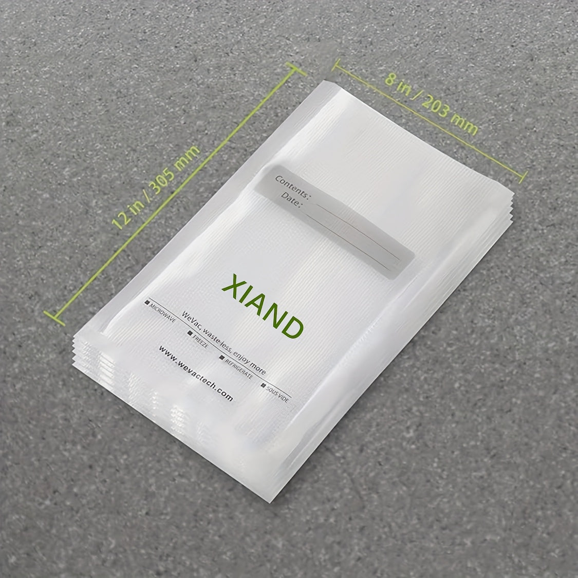 Vacuum Sealing Bags 20x30cm Pack of 100 Food Storage Bags