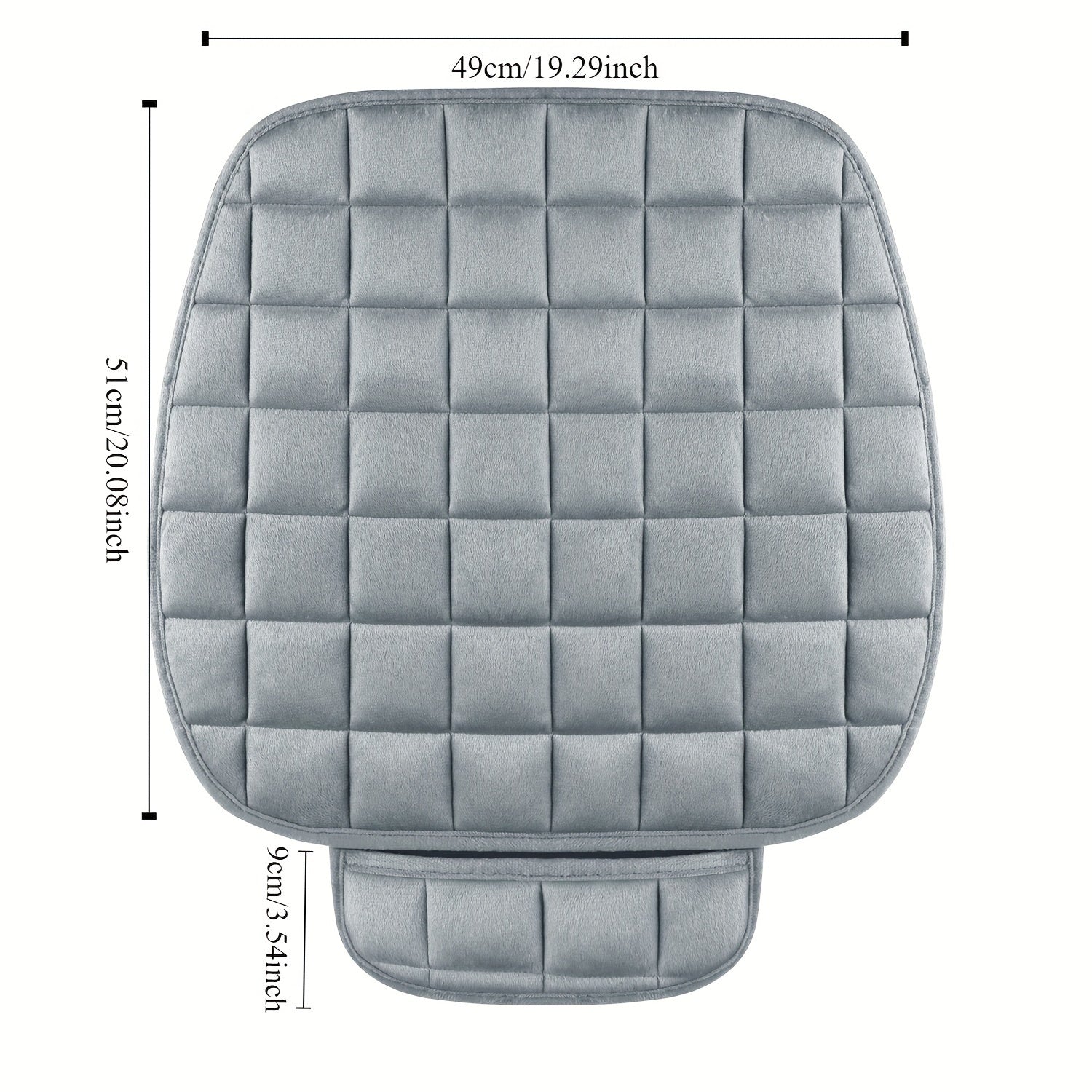 Winter Car Seat Cover Breathable Anti-Slip Cushion for Front Vehicle Seat