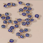 30 Pieces Blue Evil Eye Charm Beads Resin Pendant Beads for Jewelry Making