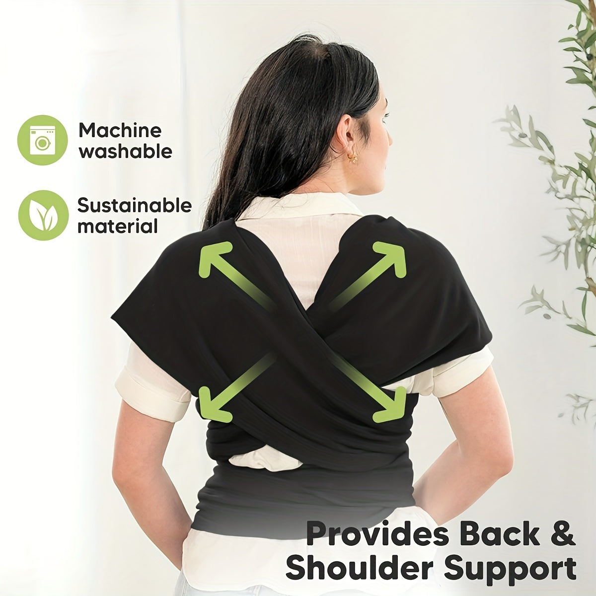 Portabebés de bebé, fular para recién nacidos, suave y cómodo, envoltura para cadera, envoltorio para bebé sin manos, regalo