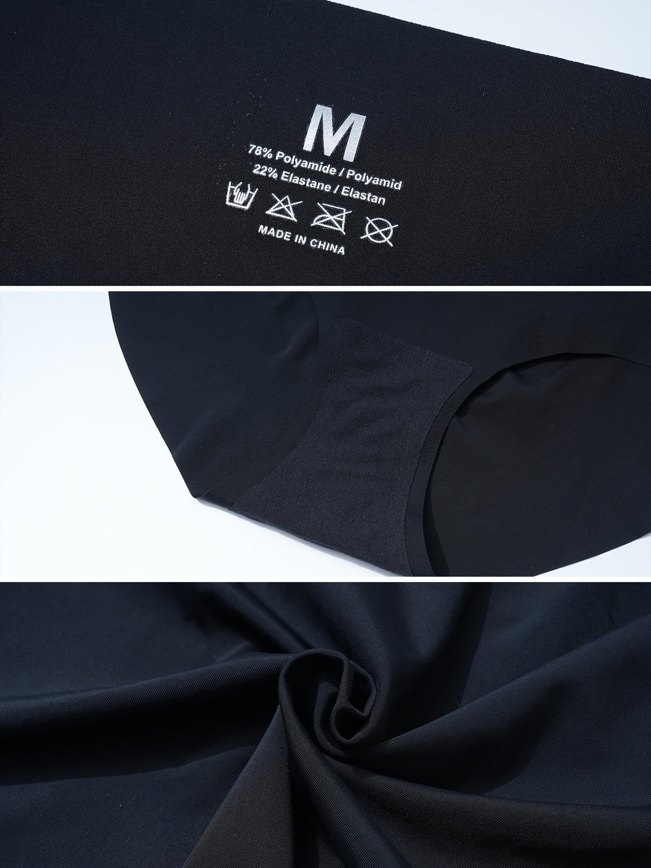 Пять плотных бесшовных трусиков с высокой талией для женщин, простые и удобные дышащие эластичные трусы.