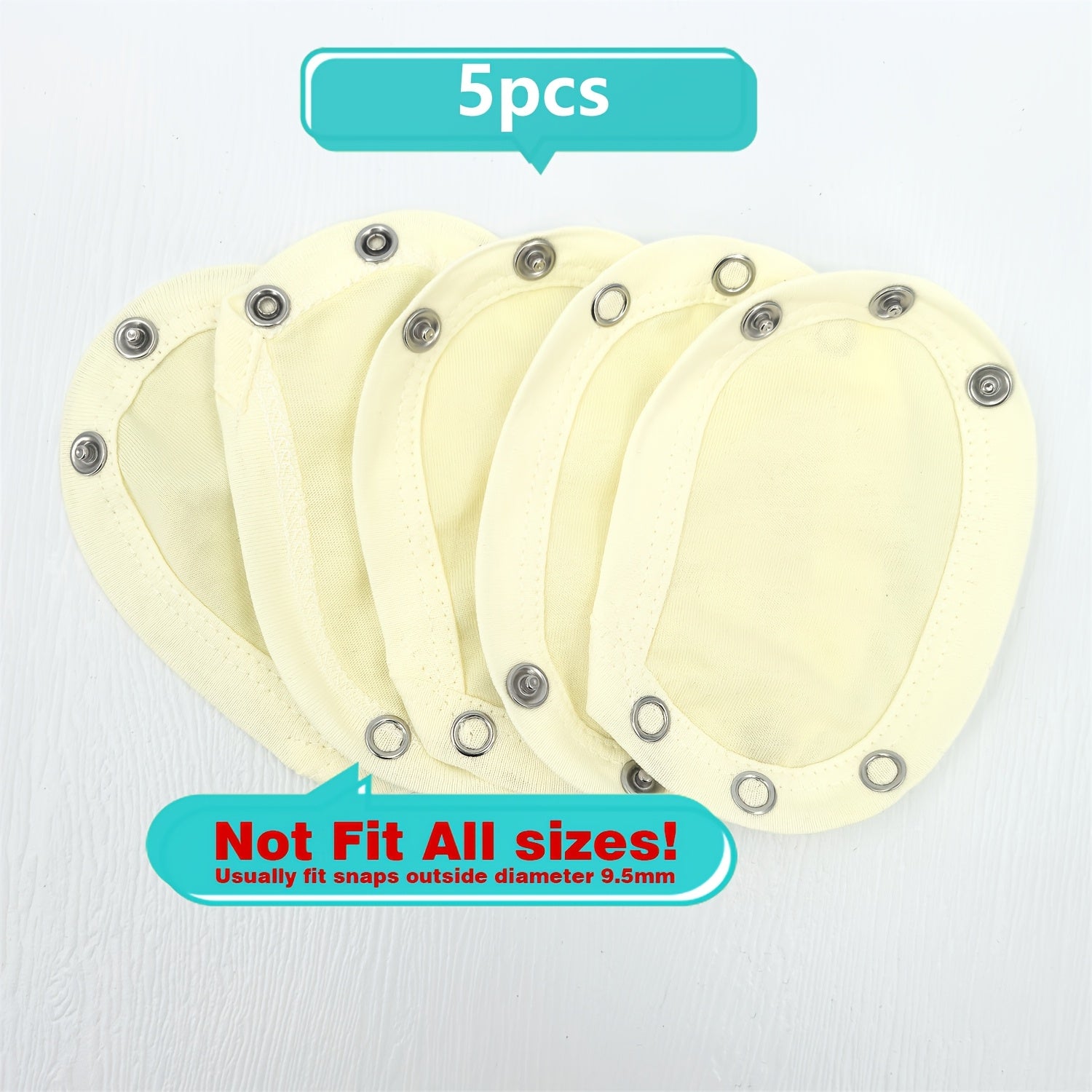 Baby Romper Extension Pieces 3 Pack 5 Pack for Small Babies Polyester White Yellow Blue Pink