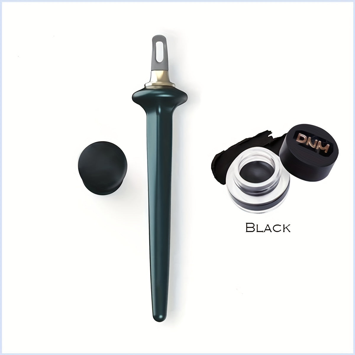 Kit de aplicadores de delineador de silicona reutilizables para mujer, a prueba de agua, sin deslizamiento