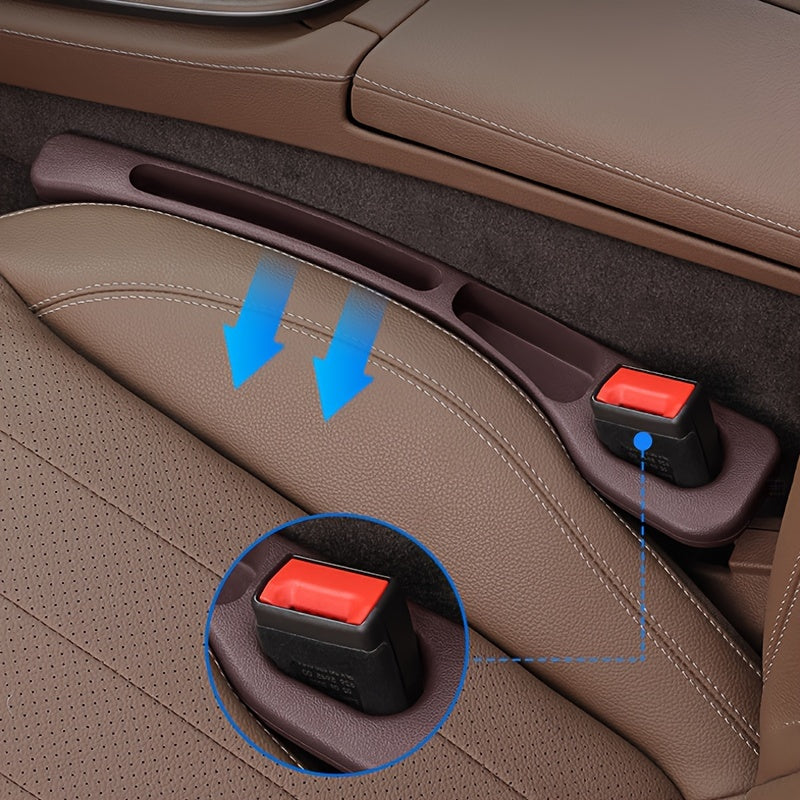 2Pcs Car Interior Leakproof Seat Gap Fillers and Side Seam Plug Strips