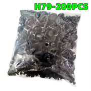 200Pcs Universal Car Fixing Clips Assortment 6mm-10mm Bumper Rivets