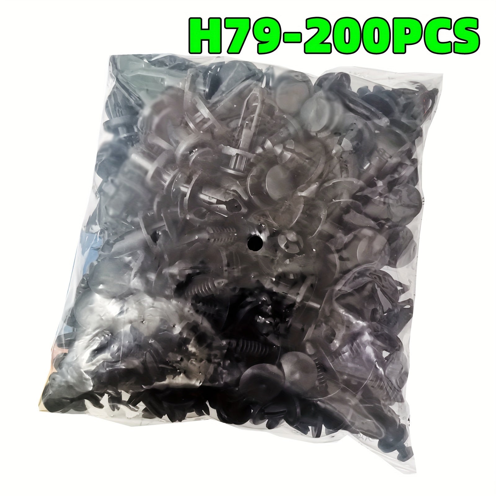 200Pcs Universal Car Fixing Clips Assortment 6mm-10mm Bumper Rivets