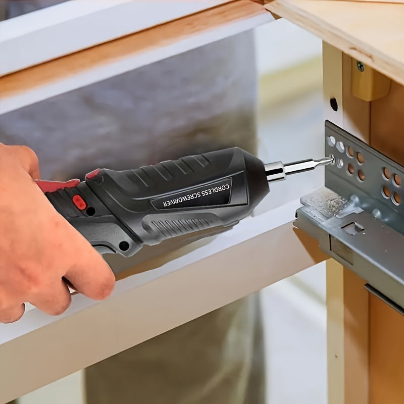 Electric Screwdriver Set with USB Rechargeable Lithium Battery Multi-Head Compatibility Strong Power and Precision