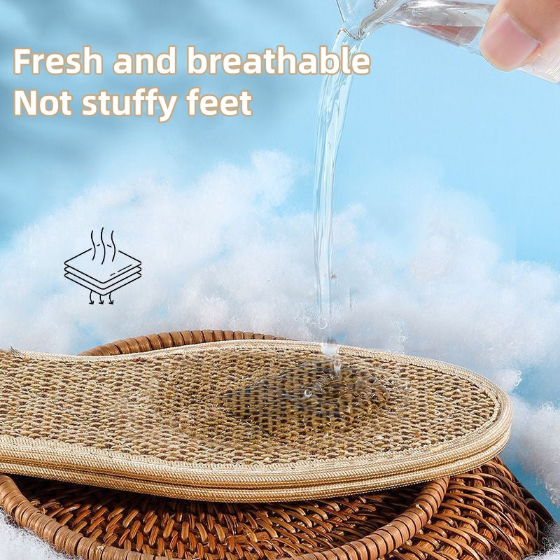 Men Women Brown Breathable Insole Comfort Pads Sizes 35-45 (22.86-27.0 cm) 2 Pairs