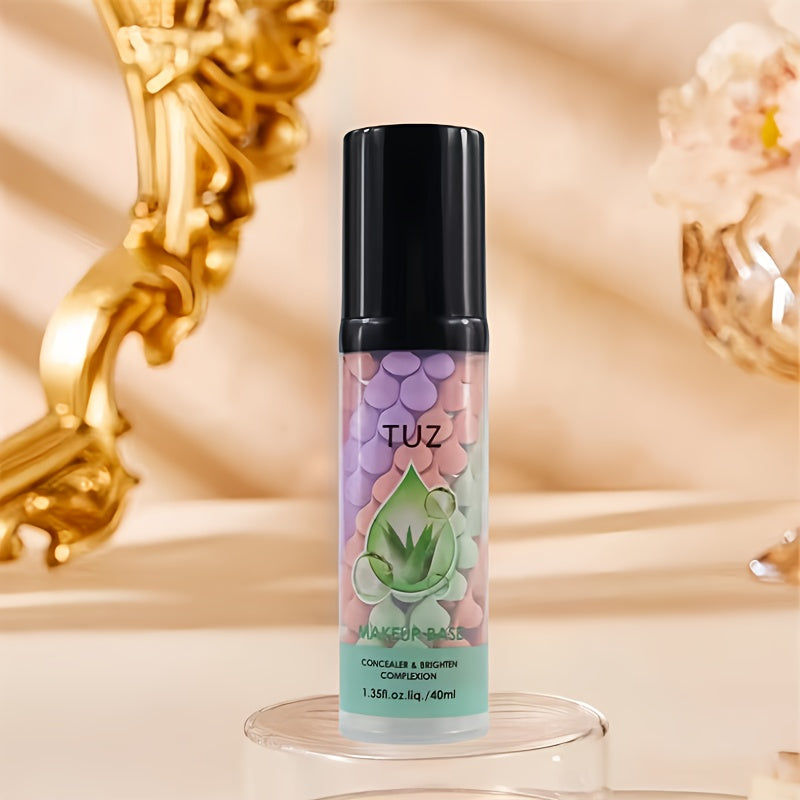 Aloe Vera 3-Color Barrier Cream Face Primer Brightening Hydrating Lightweight Foundation
