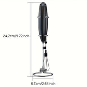 Электрический ручной миксер беспроводной, работающий на аккумуляторе, для взбивания молока, кофе, десертов