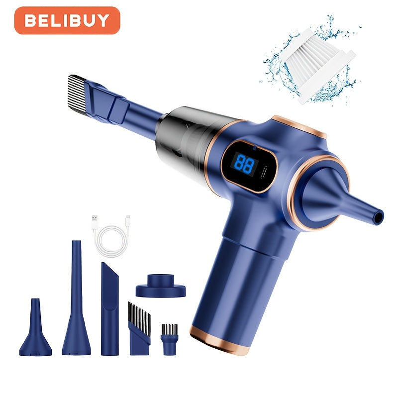 Ручной автомобильный пылесос Двусторонний выдув и всасывание, узкий зазор, удаление пыли