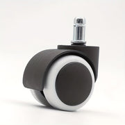 Ruedas de plástico para silla de oficina con ruedas giratorias de 5 estrellas, duraderas y fáciles de limpiar