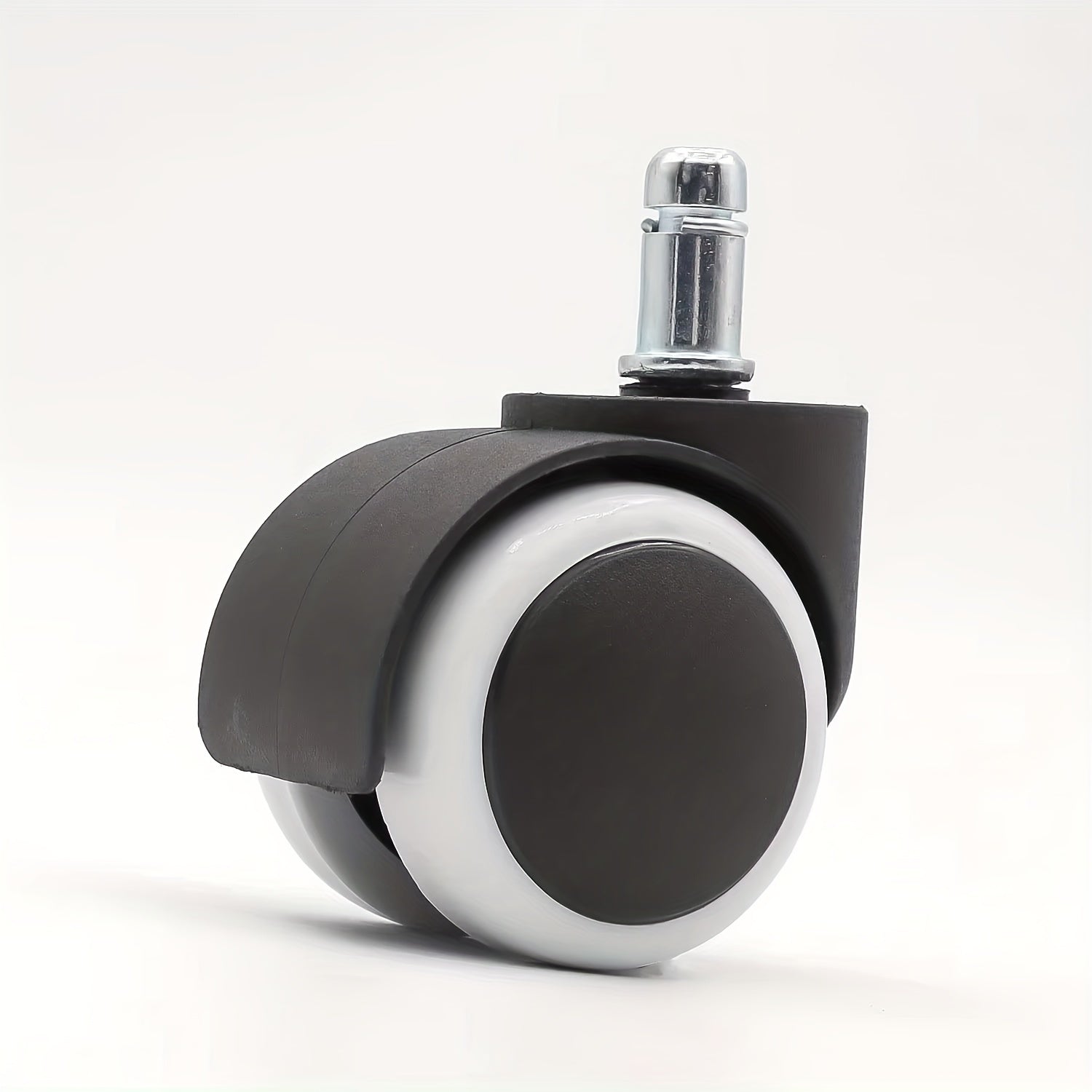 Ruedas de plástico para silla de oficina con ruedas giratorias de 5 estrellas, duraderas y fáciles de limpiar