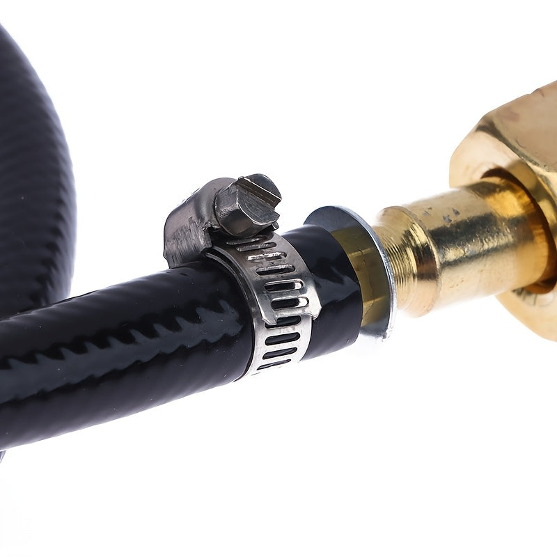 Leak-Proof Metal Adapter Refill Tube Conversion Joint with Rotating Connector