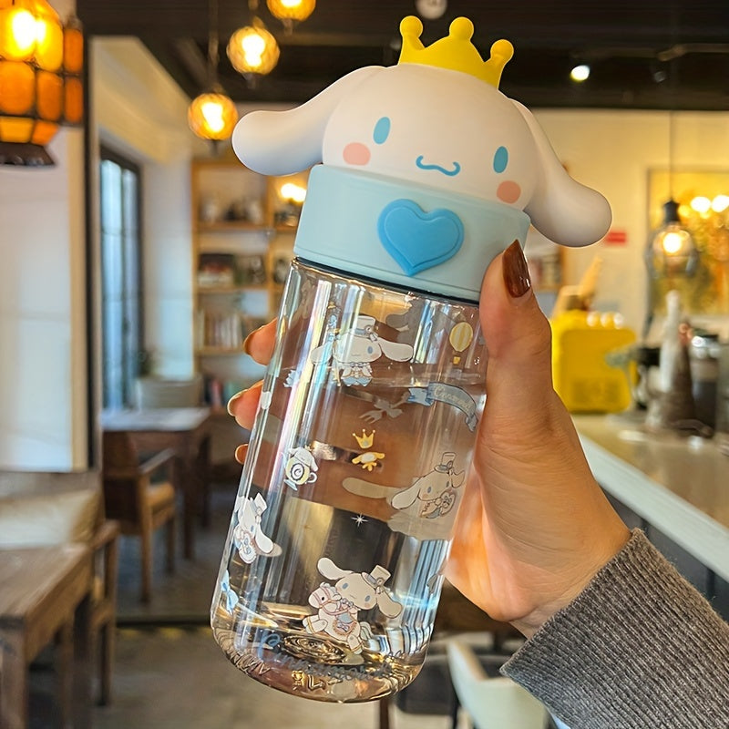 Large Capacity Water Bottle Tritan Material Cute Kawaii Cartoon Characters for Women