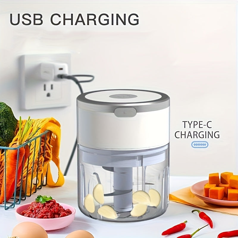 Kabelsiz Mini Ovqat Blenderi 350ml USB Qayta Toʻldiriladigan Elektr Oshxona va Tashqi Foydalanish