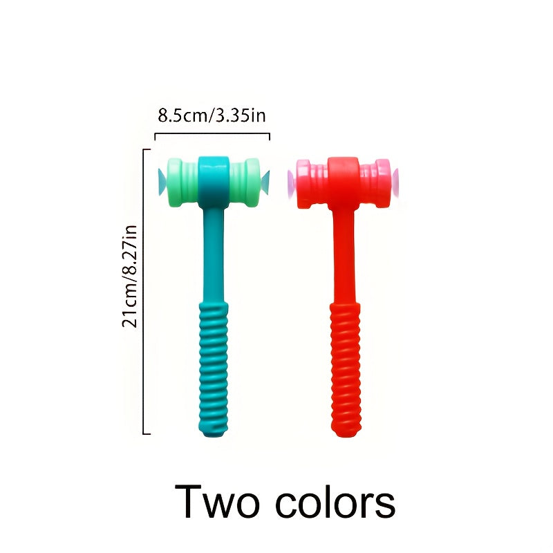 Dual-Sided Suction Cup Hammer for Educational Phonics Word Cards Classroom Learning Toy