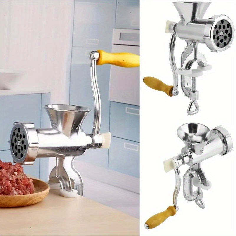 Ручная нержавеющая сталь мясорубка кухонный комбайн настольный зажим многофункциональный кухонный инструмент для измельчения мяса и овощей