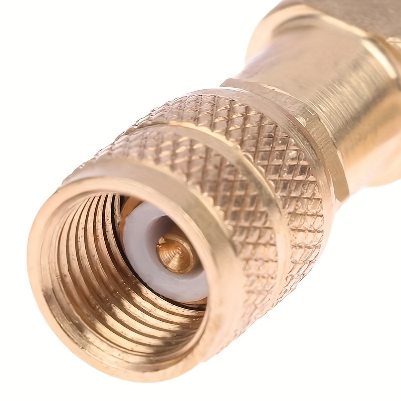 Адаптер для заправки холодильных систем R410A R22 с клапаном 1/4"