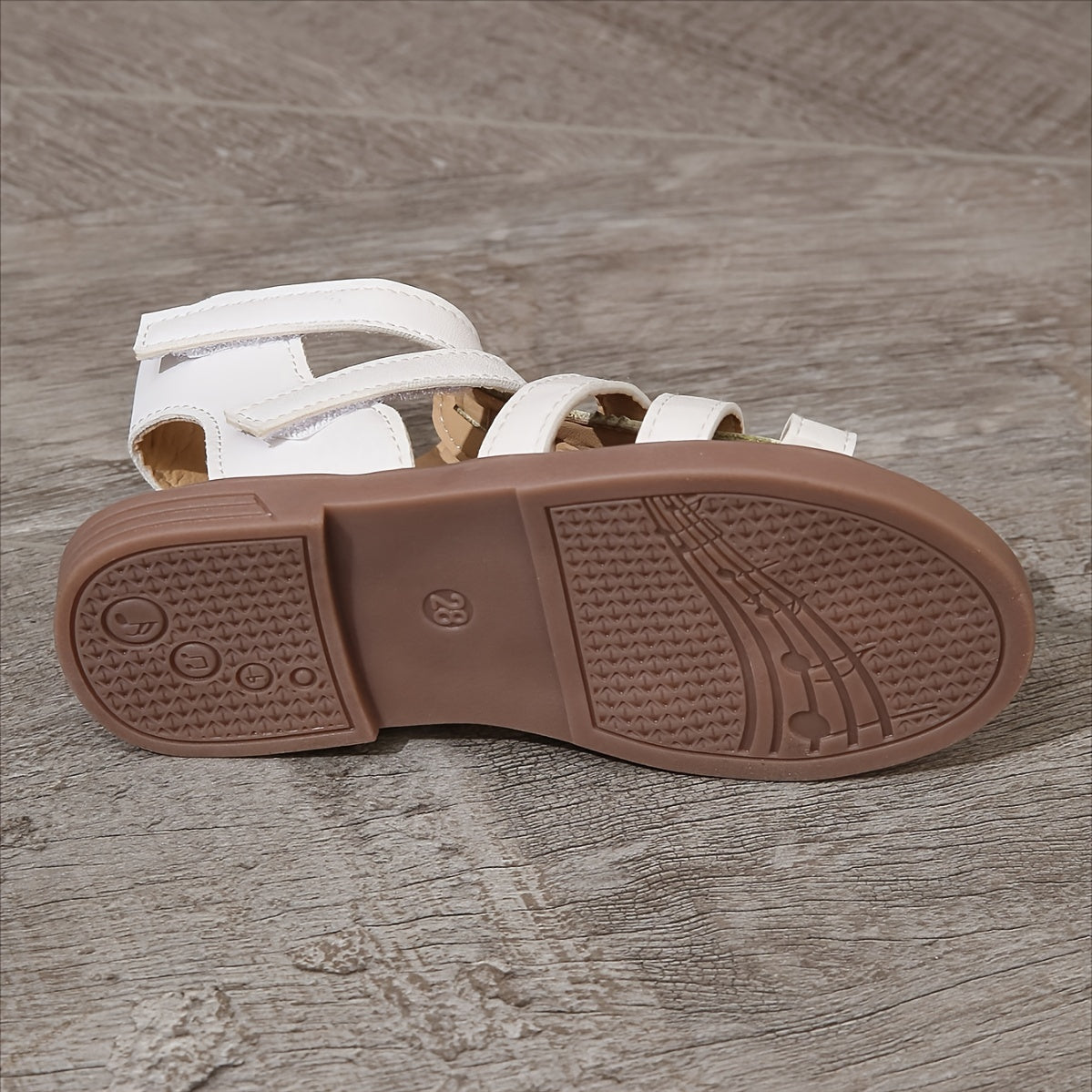 Girls' Braided Headband Sandals for Summer and Festivals with T-Strap and Open Toe