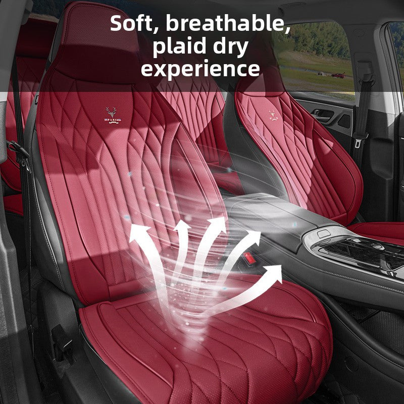 Full Set Of 5 Car Seat Covers Universal Fit Multiple Colors Easy Install