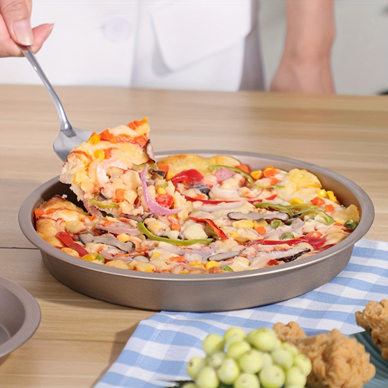 Carbon Steel Non-Stick Round Pizza Plate 15.24 cm for Baking Pizzas and Cakes