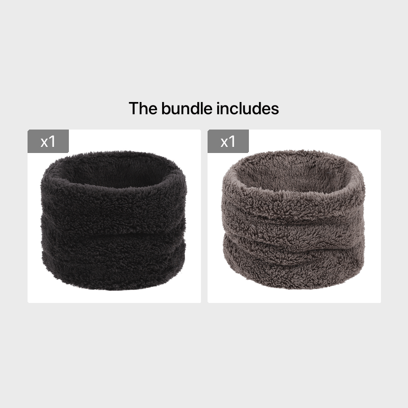 Cubierta de cuello alto cálida de invierno para hombres y mujeres, bucle único, unisex