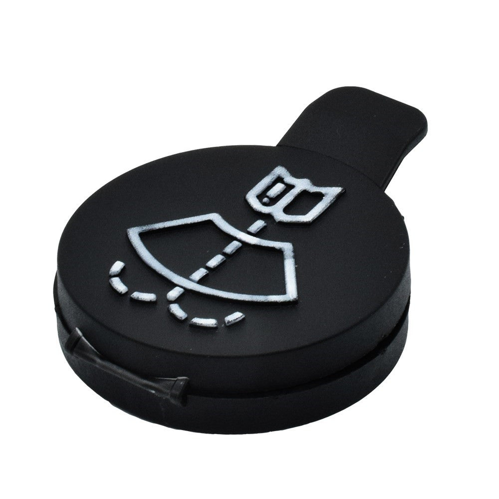 Black ABS Windshield Washer Fluid Tank Cap for Cars with Level Indicator