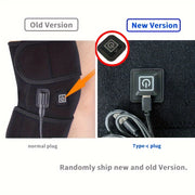 Erkaklar va ayollar uchun elektr massajli isitiladigan tizzali o'ralma, oyoqlarga tinchlantiruvchi parvarish va issiqlik taqdim etadi.