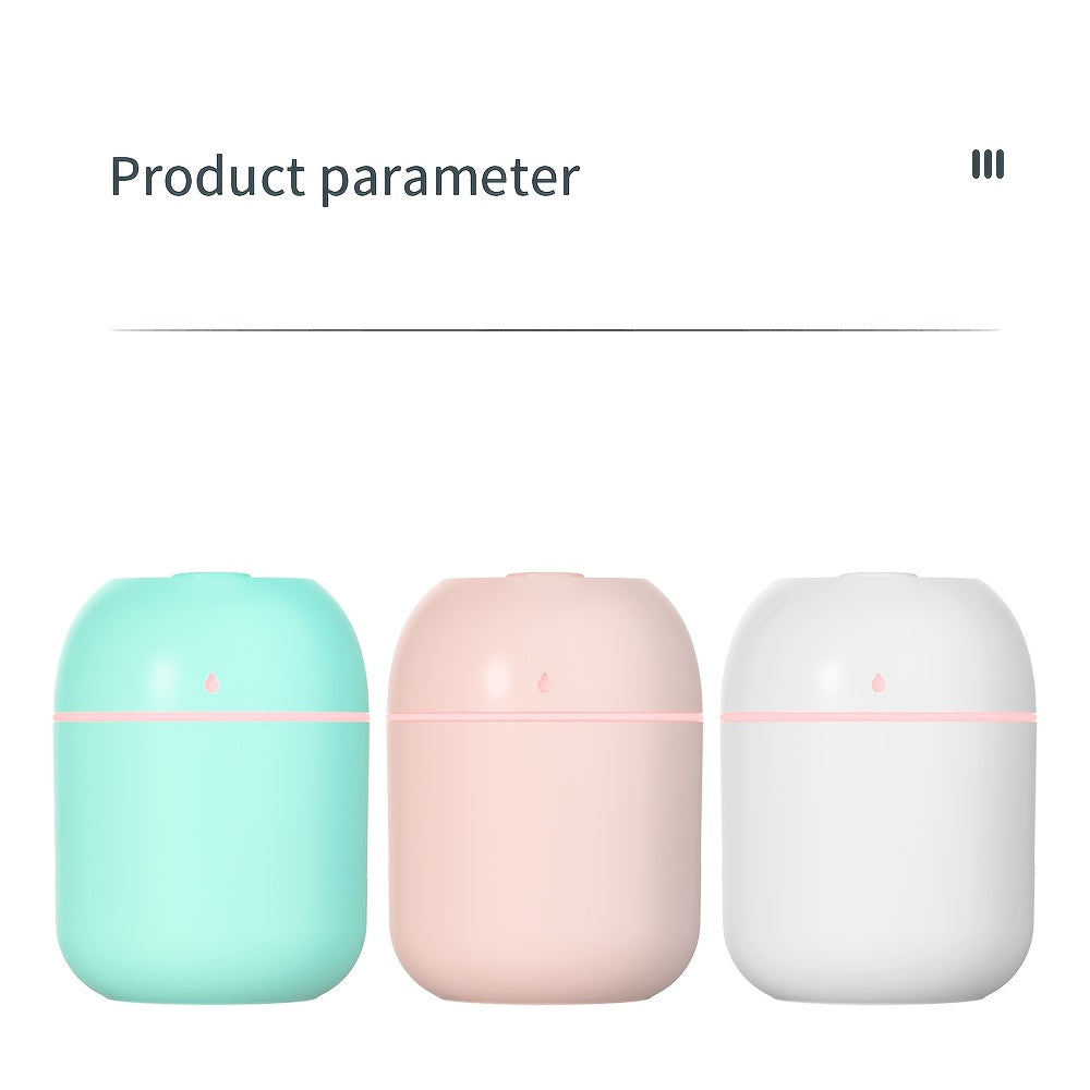 Мини-увлажнитель воздуха для стола USB, тихий, компактный, для офиса и дома, без батареи