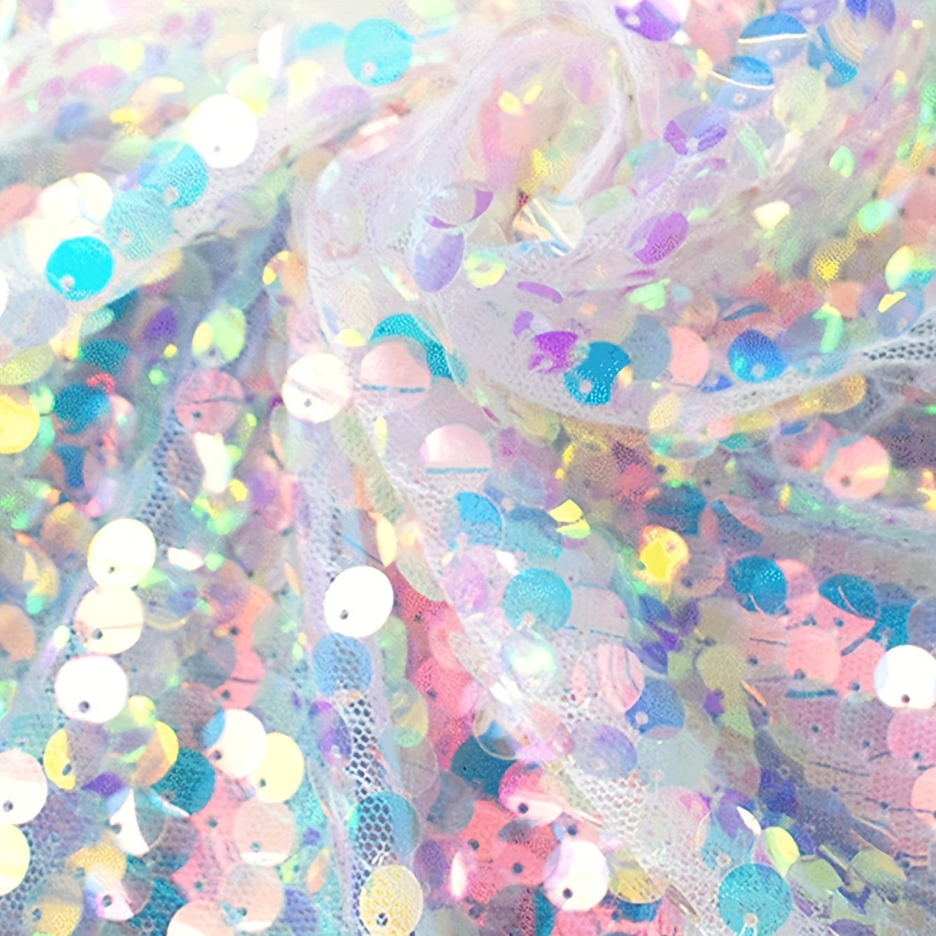 Blackout Curtains with Sequin Decoration for Bedroom or Living Room 1 Piece