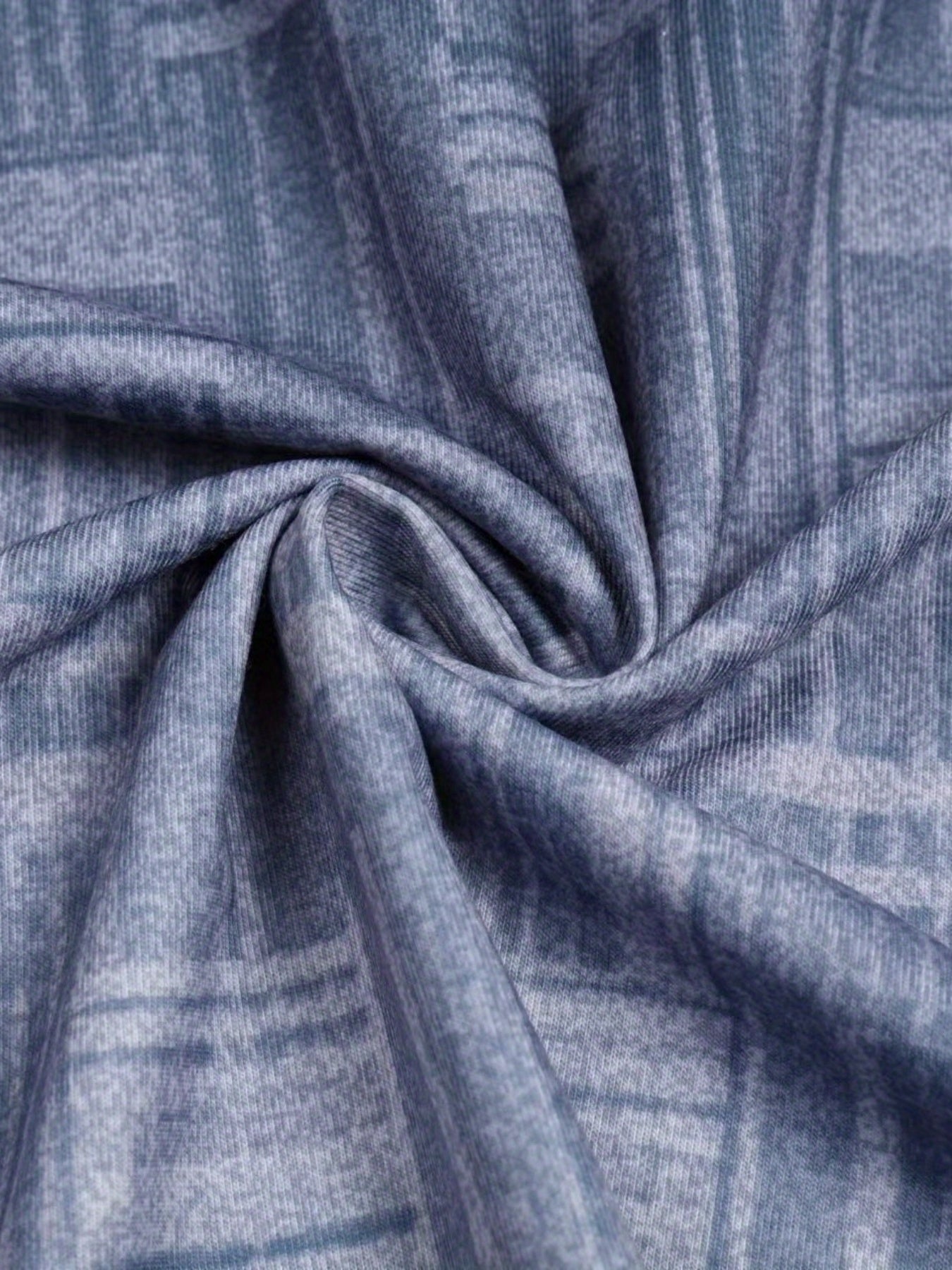 Мужская летняя повседневная футболка с геометрическим узором, короткий рукав, круглый вырез, большой размер, полиэстеровая смесь