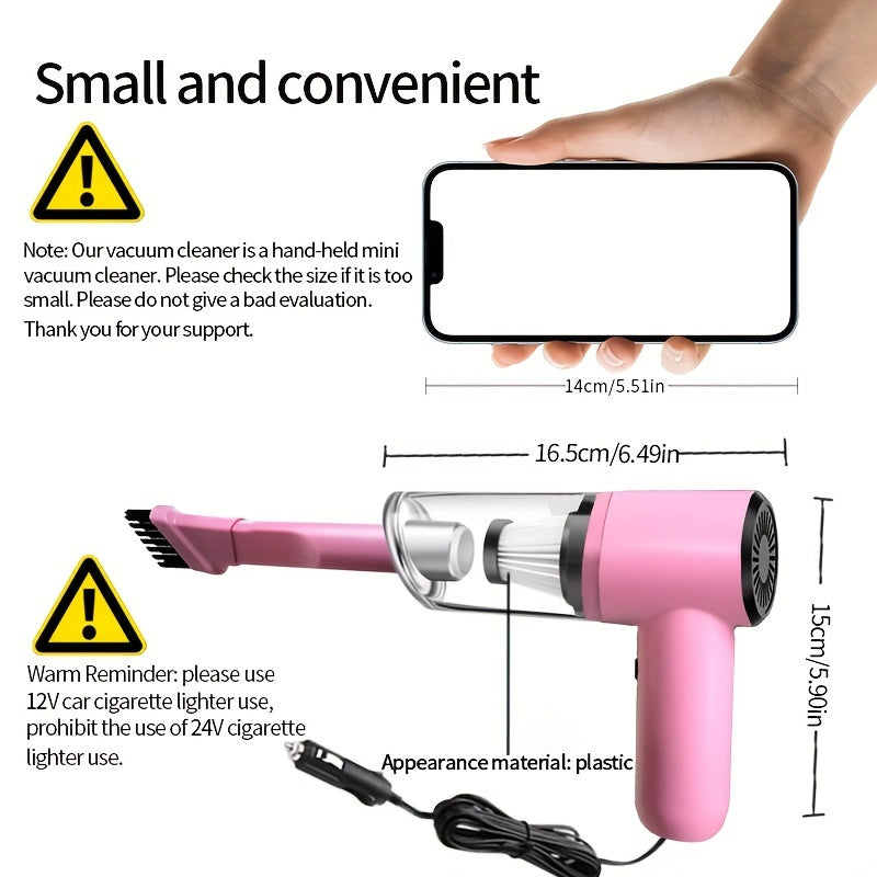 Portable Handheld Vacuum Cleaner for Cars Wet and Dry Pet Hair Powerful Suction