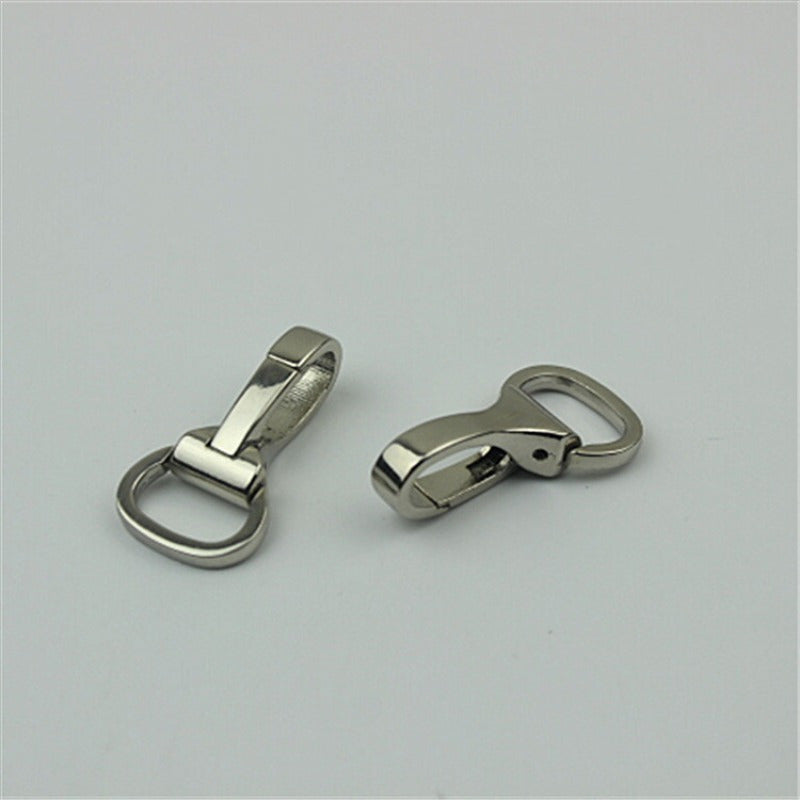 Metal Snap Hook Trigger Lobster Clasp with Spring Gate for Leather Craft and Bag Straps