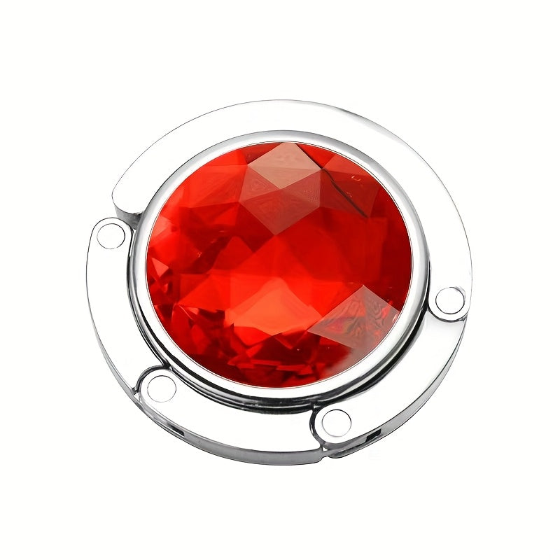 Foldable Handbag Hook for Desks, Portable Purse Hanger for Cafes and Libraries