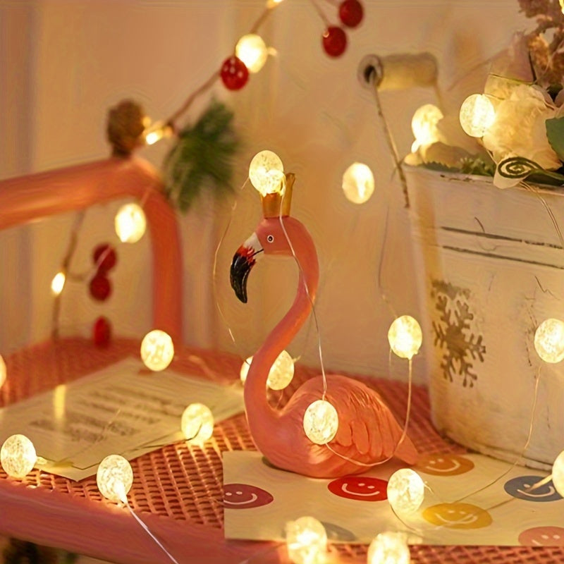 Sozlanadigan kechki yoritgichli LED sehrli chiroqlar, plastik chiroq soyaboni, ichki Rojdestvo bayrami bezaklari