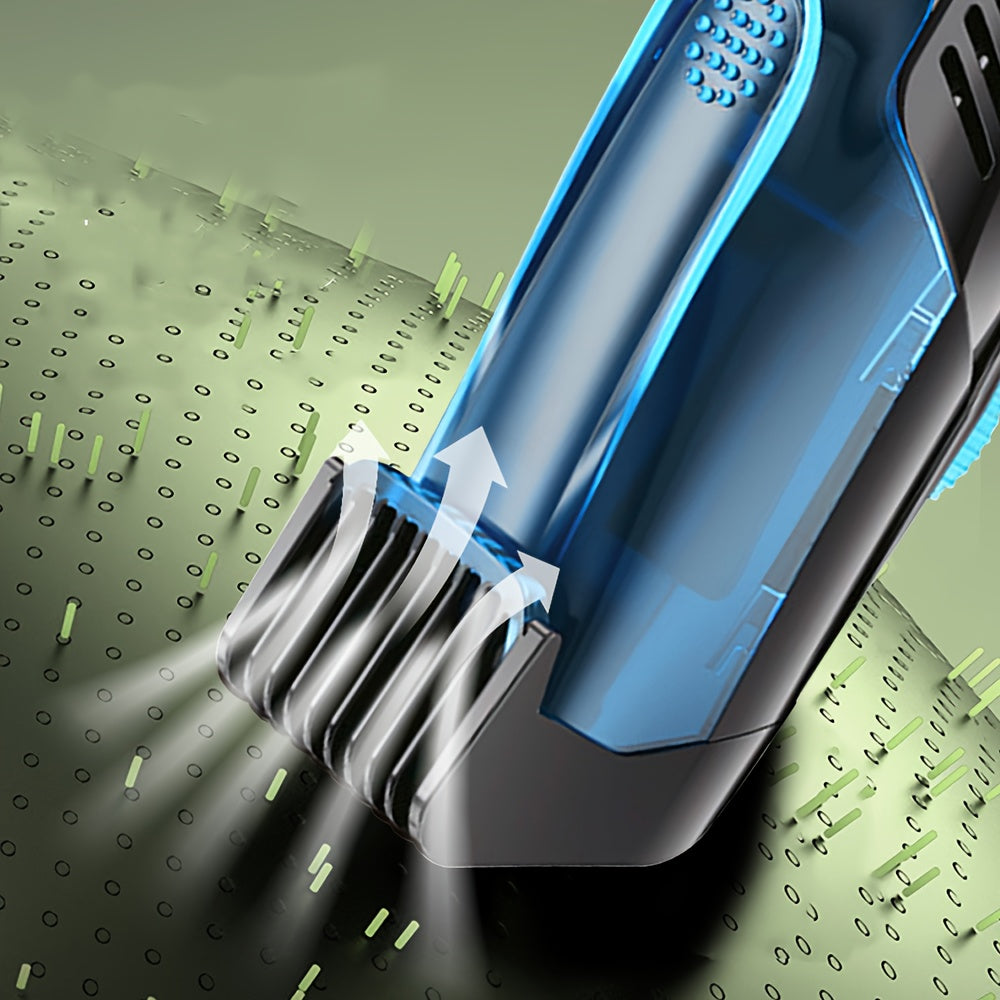 Afeitadora eléctrica con pantalla LED, batería de litio recargable para barba, pecho y cuerpo, incluye peines guía, regalo ideal