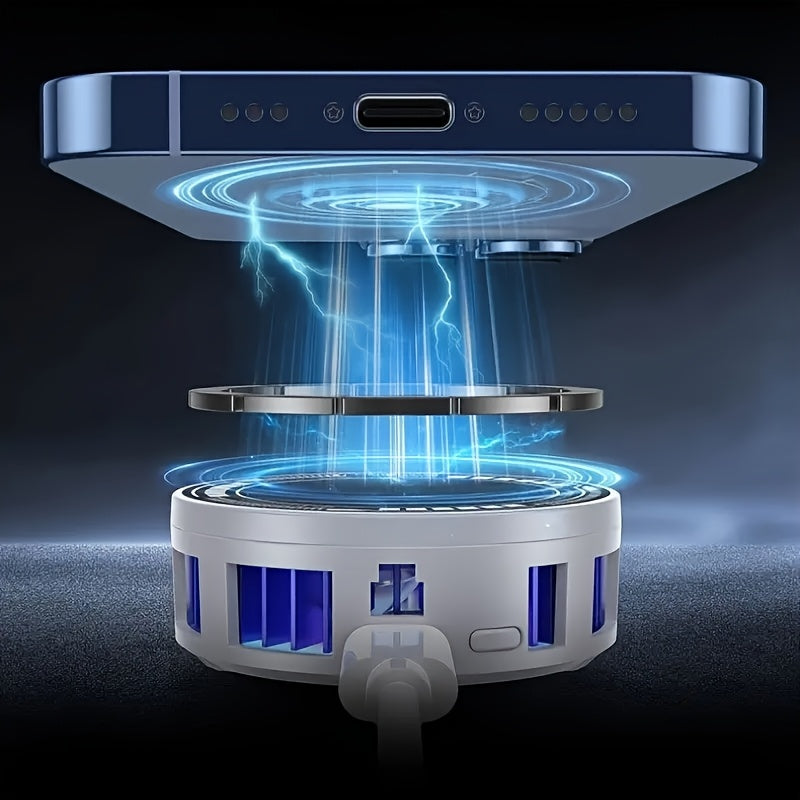 Portable USB Phone Cooling Fan for Gaming Heat Dissipation Compact Phone Cooler