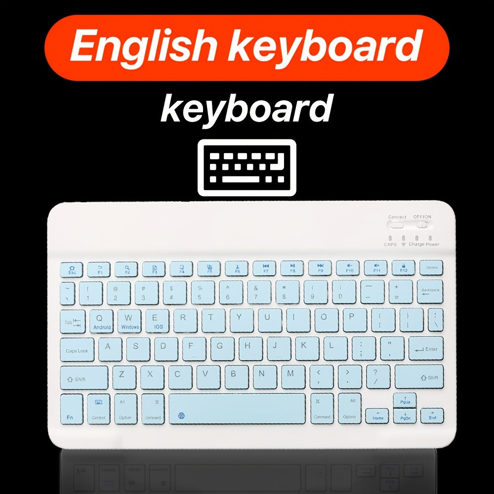 Wireless Rechargeable Ergonomic Keyboard for PC MacBook iPad Android Windows