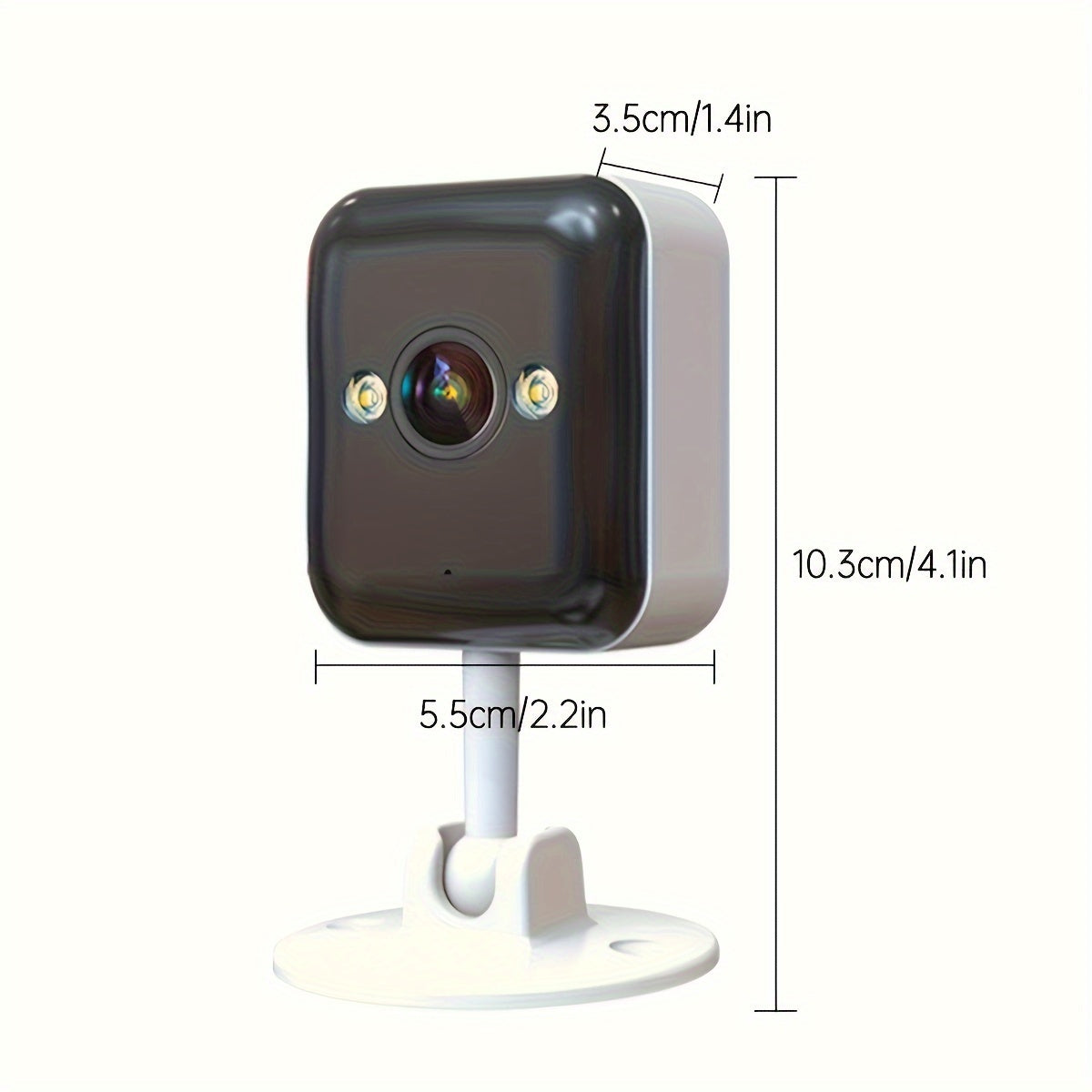 1080P Full HD Indoor Outdoor Security Camera with Color Night Vision Dual-Way Audio Motion Detection Smartphone Control