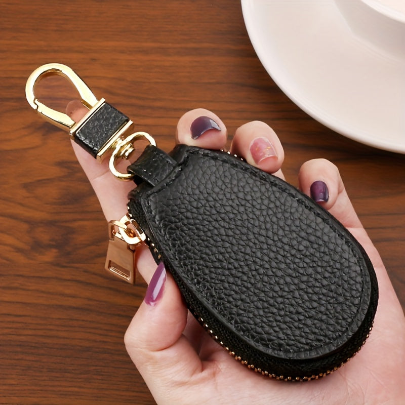 Women's Mini Zipper Key Bag Portable Car Key Chain Multifunctional