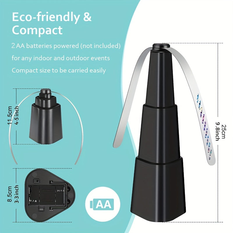 Portable Battery-Operated Fly Repellent Fan ABS Tabletop Pest Control for Indoor Outdoor