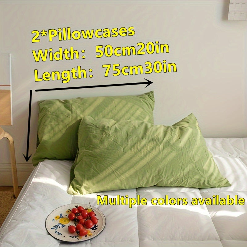 Vibrant Polyester Pillowcases for Home Decor, Bright Colors, Soft Fabric