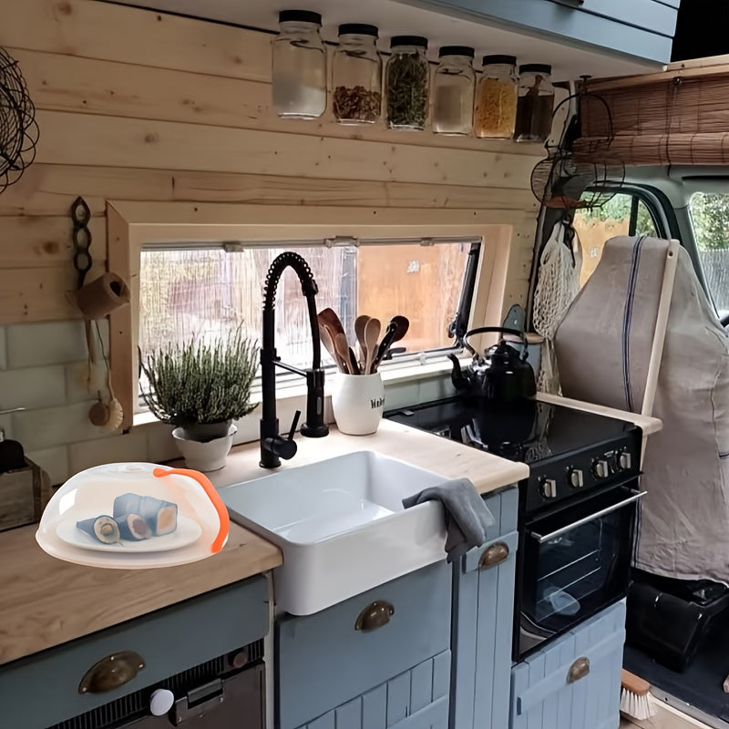 Микроволновая крышка для продуктов, безопасная для использования в автодомах, защищающая от брызг масла, многофункциональная