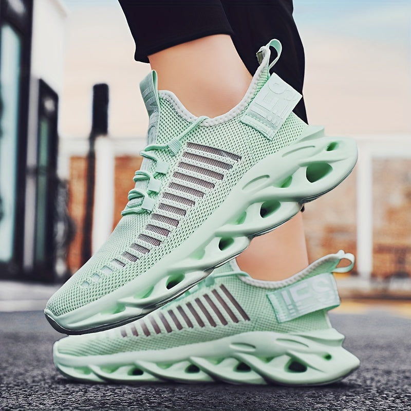 Men's Breathable Shock Absorption Non-Slip Casual Sneakers for Jogging and Walking