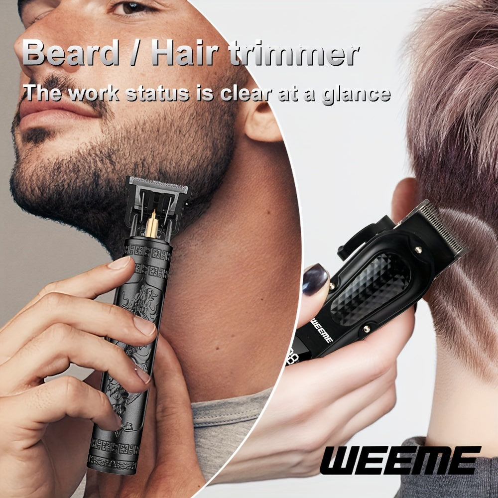 Electric Hair Clipper Set for Men and Family - Safe, Easy to Use
