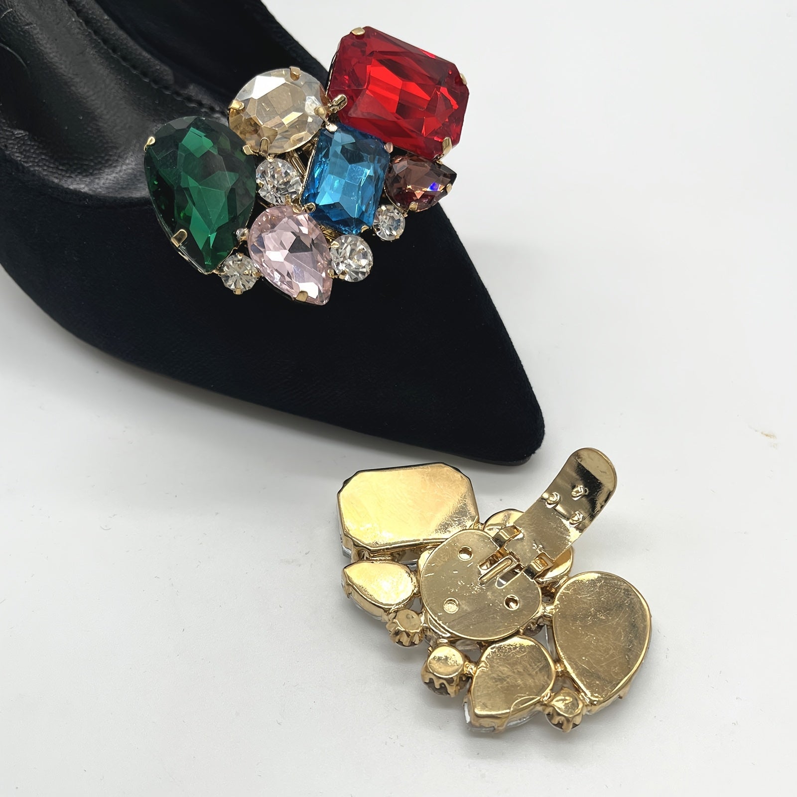 Women's Shoe Flower Jewelry Detachable Clip On Multi-Color Blossom for Heels Sandals