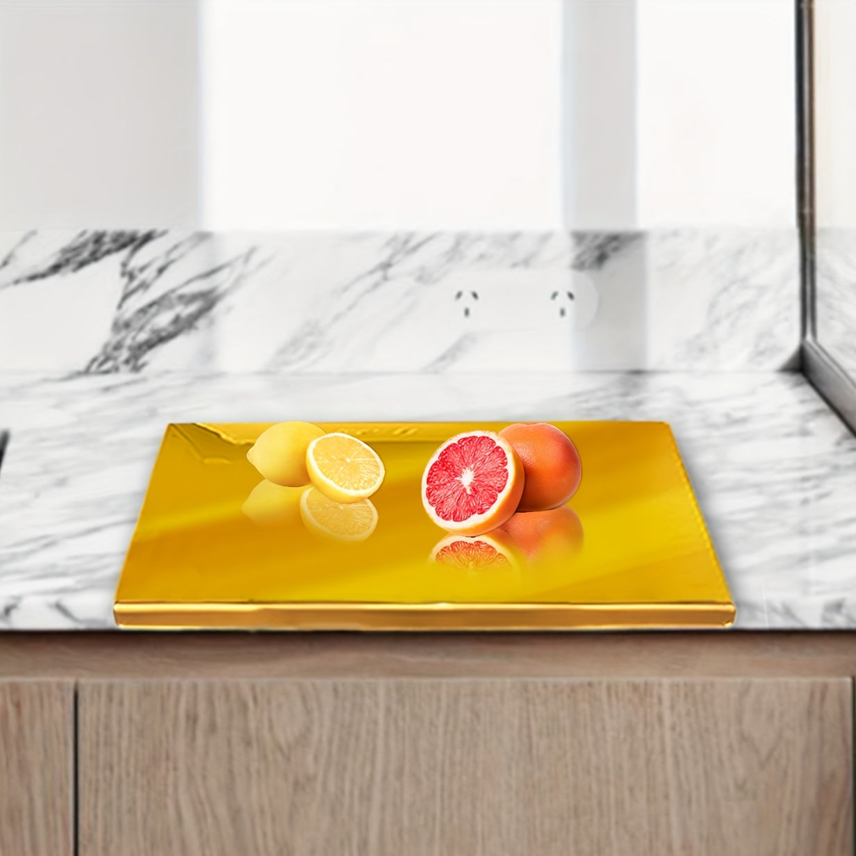 Acrylic Cutting Boards Set Non-Slip Transparent Kitchen Countertop Protectors