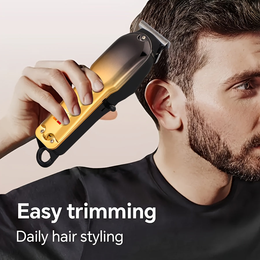 Digital Display Hair Clipper USB Rechargeable Trimming and Styling Tool for Men